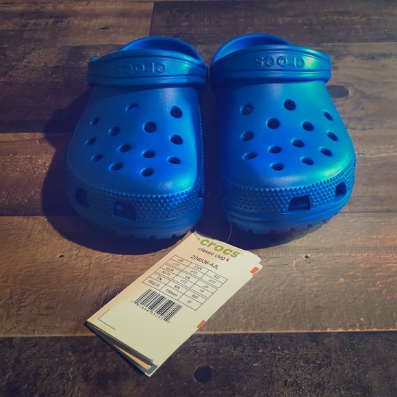 bright cobalt crocs